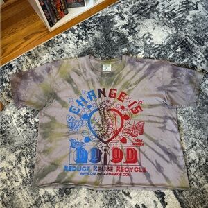 Online Ceramics Change Is Good Tie Dye T Shirt